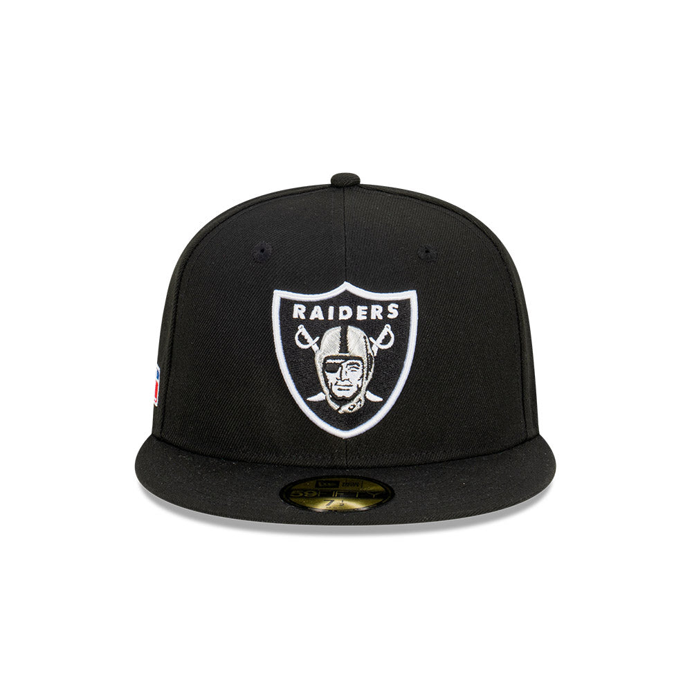 NEC-J48 (New era 5950 pro bowl oakland raiders black fitted hat) 32293970 NEW ERA