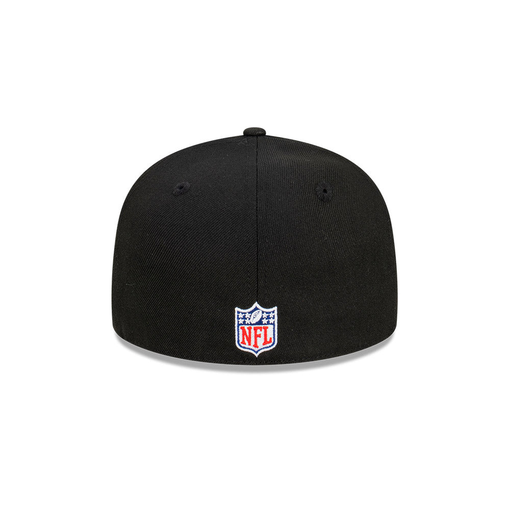 NEC-J48 (New era 5950 pro bowl oakland raiders black fitted hat) 32293970 NEW ERA