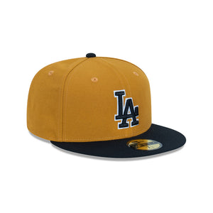 NEC-N48 (New era 5950 vintage gold la dodgers fitted hat vtg/black) 32293970 NEW ERA