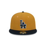 NEC-N48 (New era 5950 vintage gold la dodgers fitted hat vtg/black) 32293970 NEW ERA