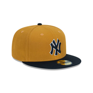 NEC-O48 (New era 5950 vintage gold new york yankees fitted hat vtg/black) 32293970 NEW ERA