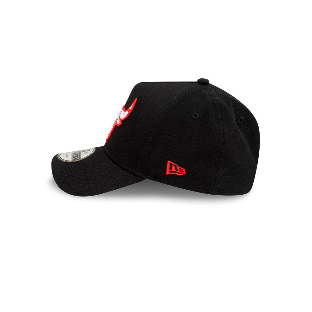NEC-Q48 (New era 940 A frame precision chicago bulls black/scarlet snapback osfm) 32292490 NEW ERA