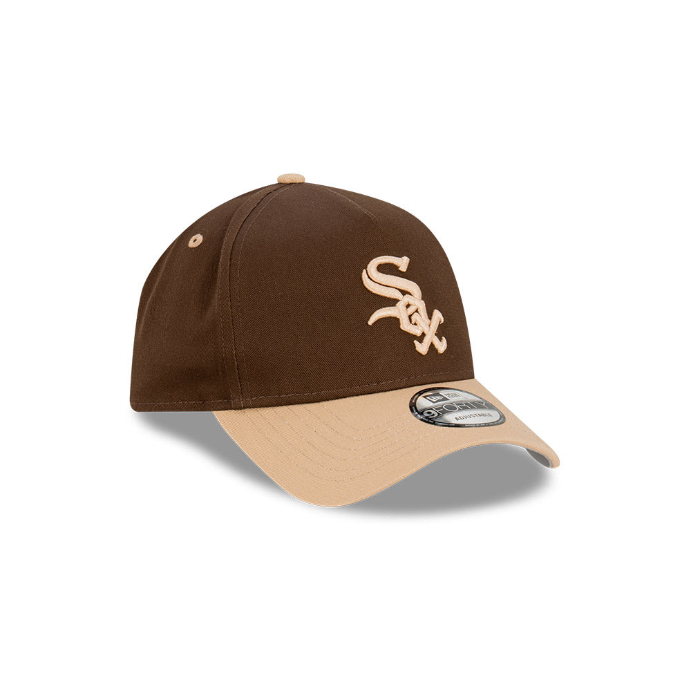 NEC-M46 (New era 940 k frame toffee walnut chicago white sox snap back osfm) 22392450 NEW ERA