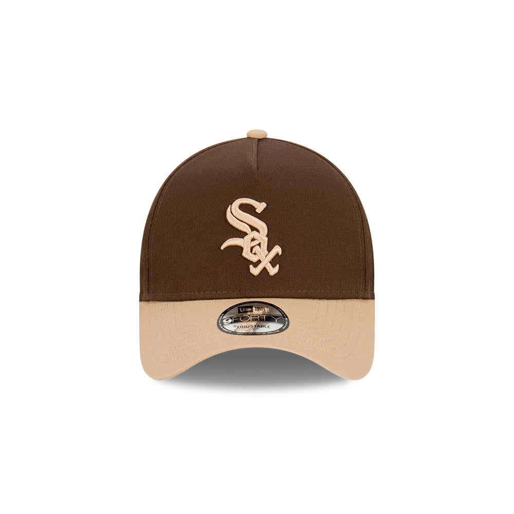 NEC-M46 (New era 940 k frame toffee walnut chicago white sox snap back osfm) 22392450 NEW ERA