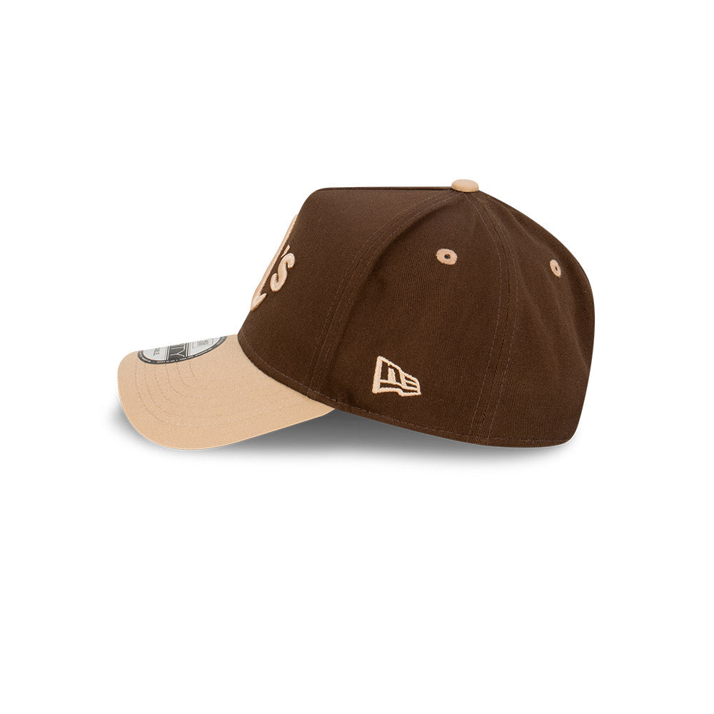 NEC-O46 (New era 940 k frame toffee walnut oakland athletics snap back osfm) 22392450 NEW ERA