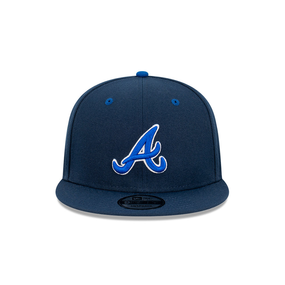 NEC-V46 (New era 950 blueberry atlanta braves snapback cap osfm) 22392850 NEW ERA