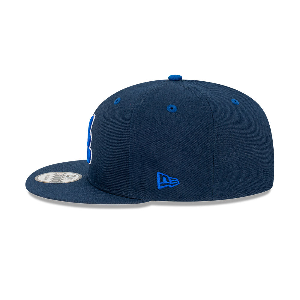 NEC-V46 (New era 950 blueberry atlanta braves snapback cap osfm) 22392850 NEW ERA