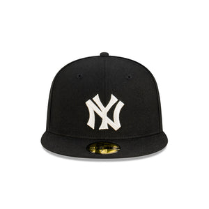 NEC-C50 (New era 5950 archive patch new york yankees black/white fitted hat) 42393970 NEW ERA