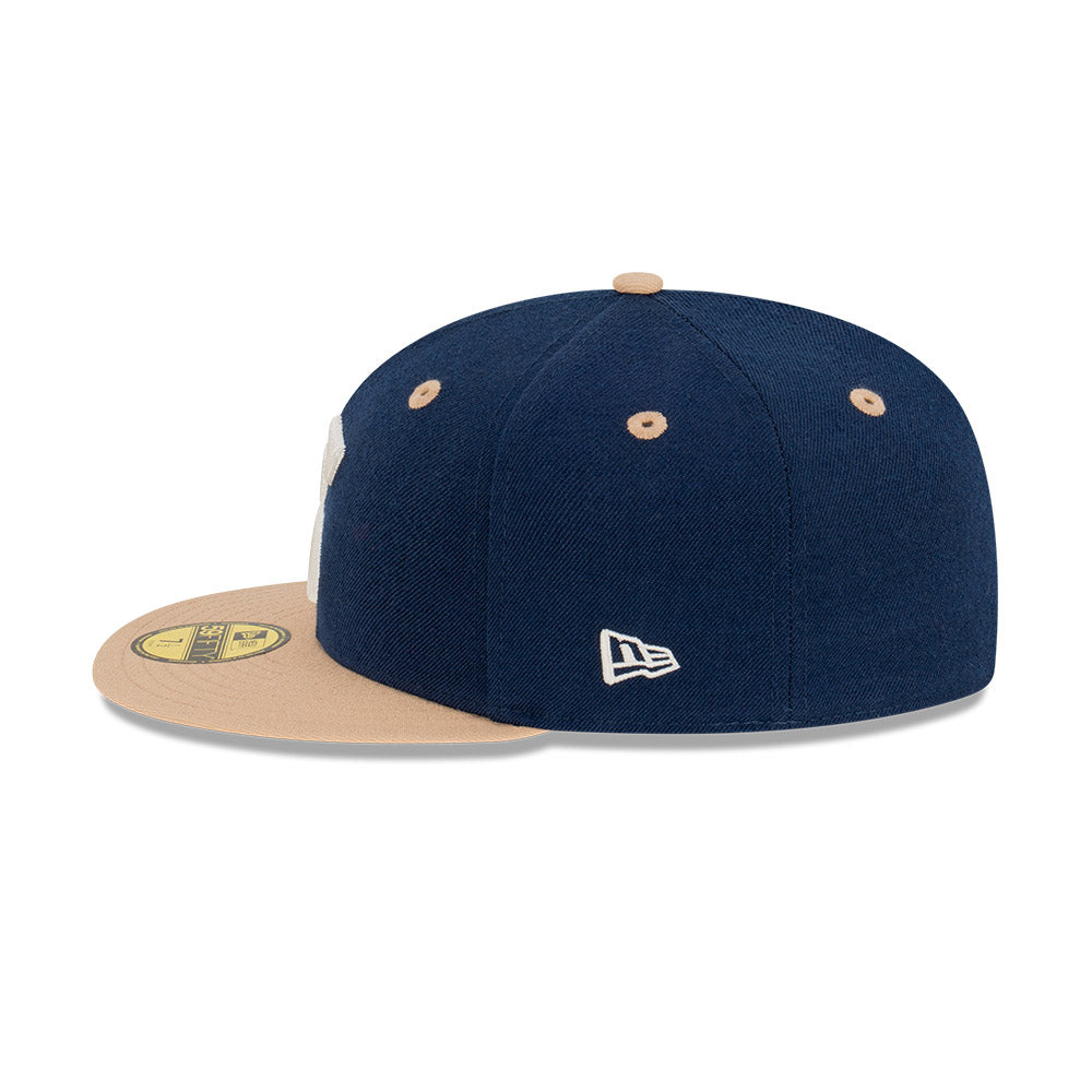 NEC-N50 (New era 5950 ocean khaki chicago white sox fitted hat) 52393970 NEW ERA