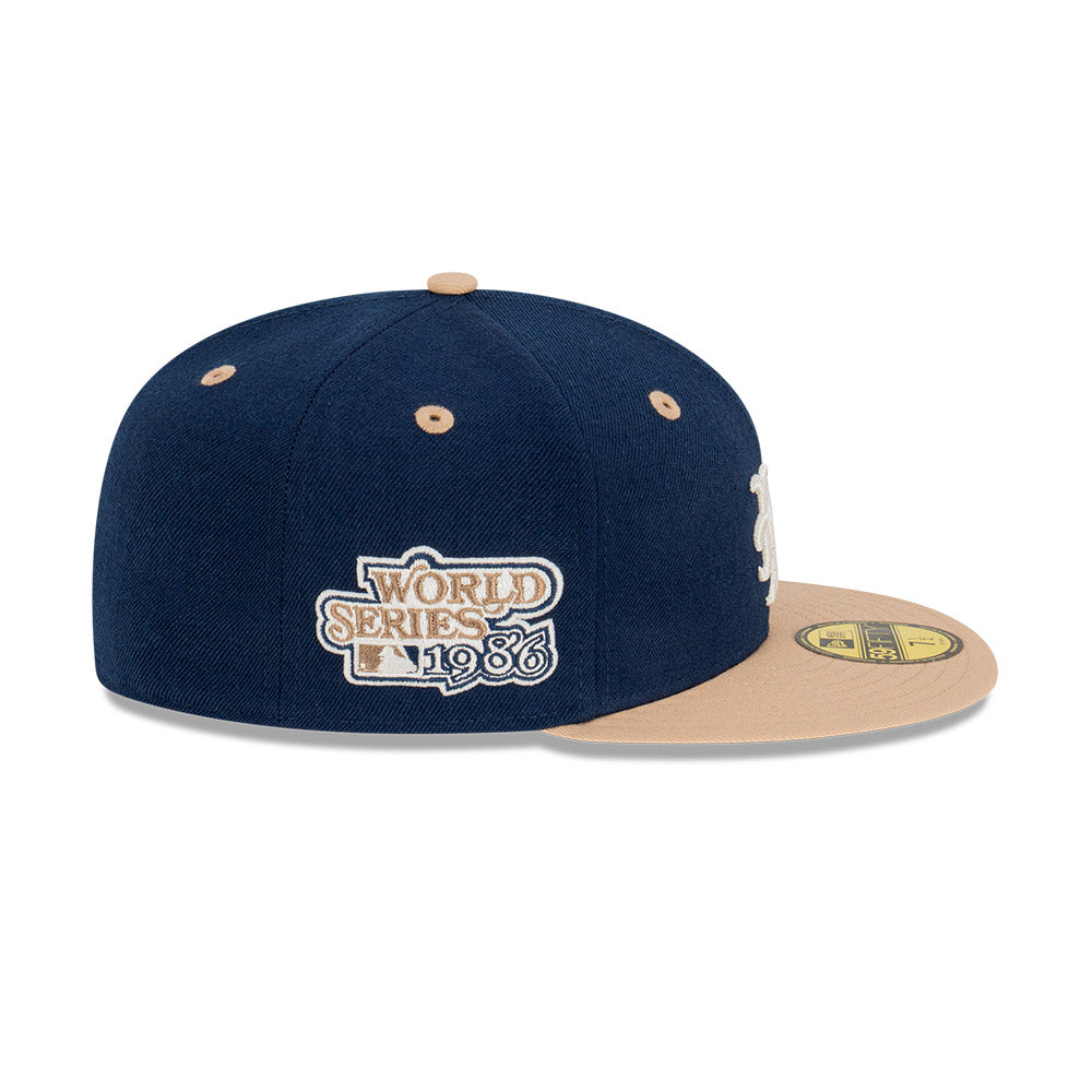 NEC-O50 (New era 5950 ocean khaki new york mets fitted hat) 52393970 NEW ERA