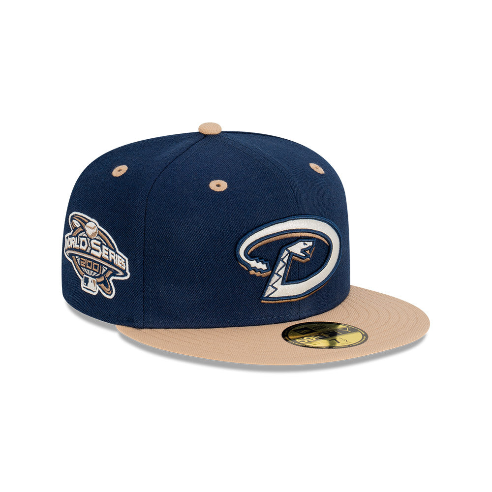 NEC-P50 (New era 5950 ocean khaki arizona diamond backs fitted hat) 52393970 NEW ERA