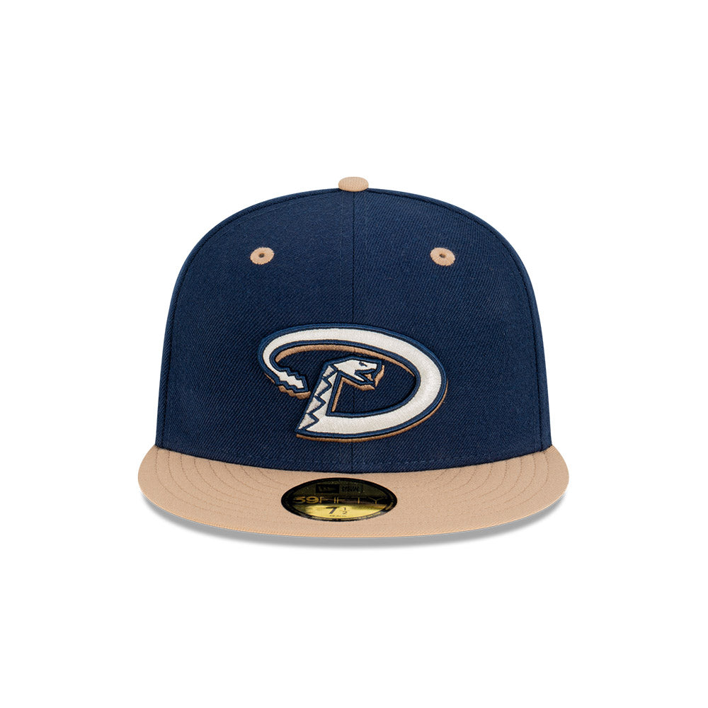 NEC-P50 (New era 5950 ocean khaki arizona diamond backs fitted hat) 52393970 NEW ERA