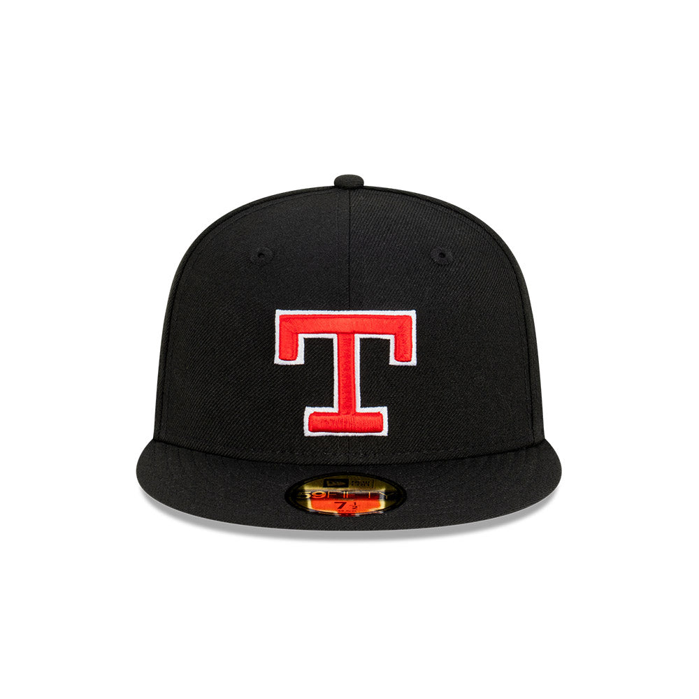 NEC-W50 (New era 5950 stadium texas rangers fitted hat black) 52393970 NEW ERA