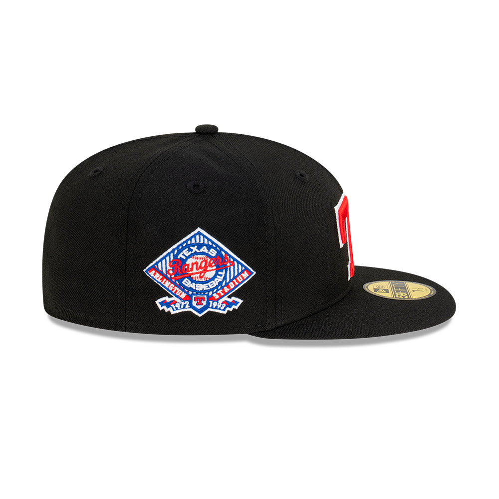 NEC-W50 (New era 5950 stadium texas rangers fitted hat black) 52393970 NEW ERA