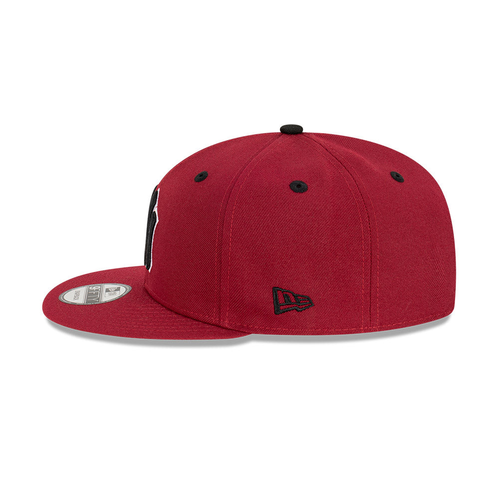 NEC-V49 (New era 950 dark cherry new york yankees snapback cardinal/black osfm) 42392850 NEW ERA