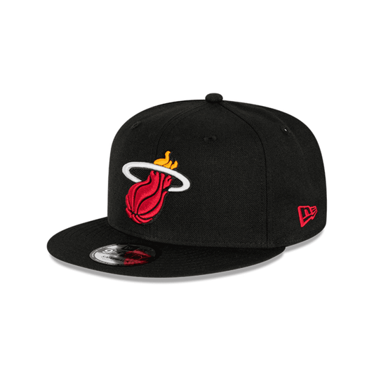 NEC-G54 (New era 5950 nba commemorative miami heat black/grey fitted cap) 82393970