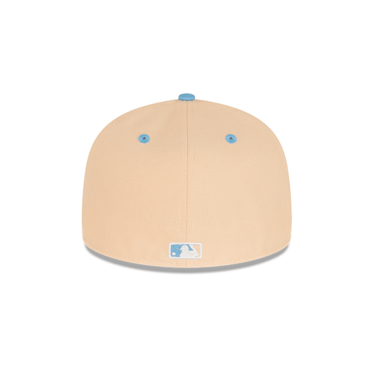 NEC-W52 (New era 5950 ice latte new york yankees fitted hat mango mocha/sky blue) 72393750