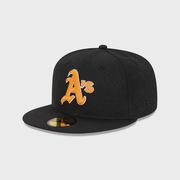 NEC-Z54 (New era 5950 all sorts oakland athletics black/orange fitted cap) 112393970