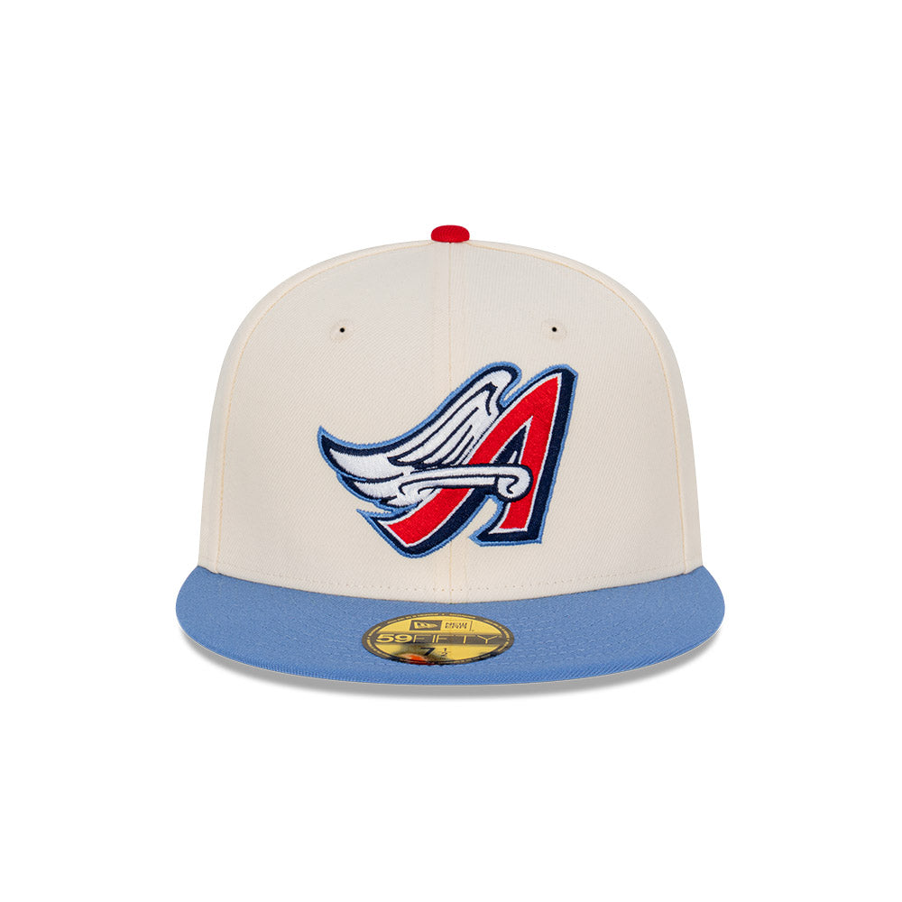 NEC-I55 (New era 5950 cooperstown 2tone chrome anaheim angels fitted caps) 112393750