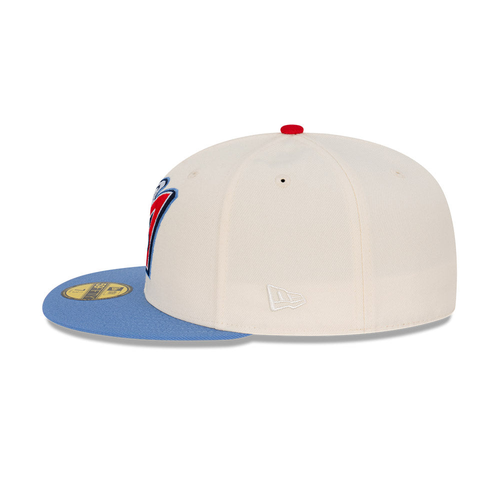 NEC-I55 (New era 5950 cooperstown 2tone chrome anaheim angels fitted caps) 112393750