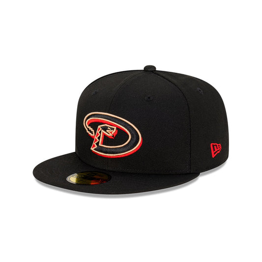 NEC-W55 (New era 5950 fauna arizona diamond backs fitted cap black/scarlet) 1223939470