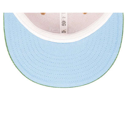 NEC-J54 (New era 5950 oasis cord fort myers miracle camel/cilantro green fitted cap) 92393970