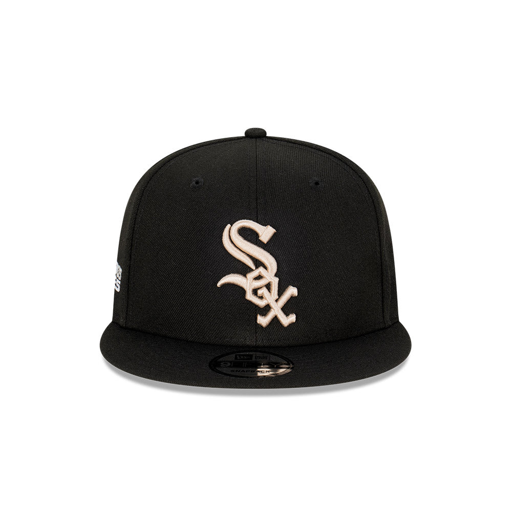 NEC-L55 (New era 950 black stone world series chicago white sox snapback osfm) 112393070