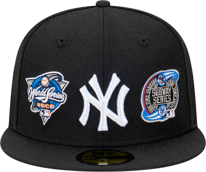 NEC-A66 (New era 5950 new york yankees subway series black fitted hat) 72593352