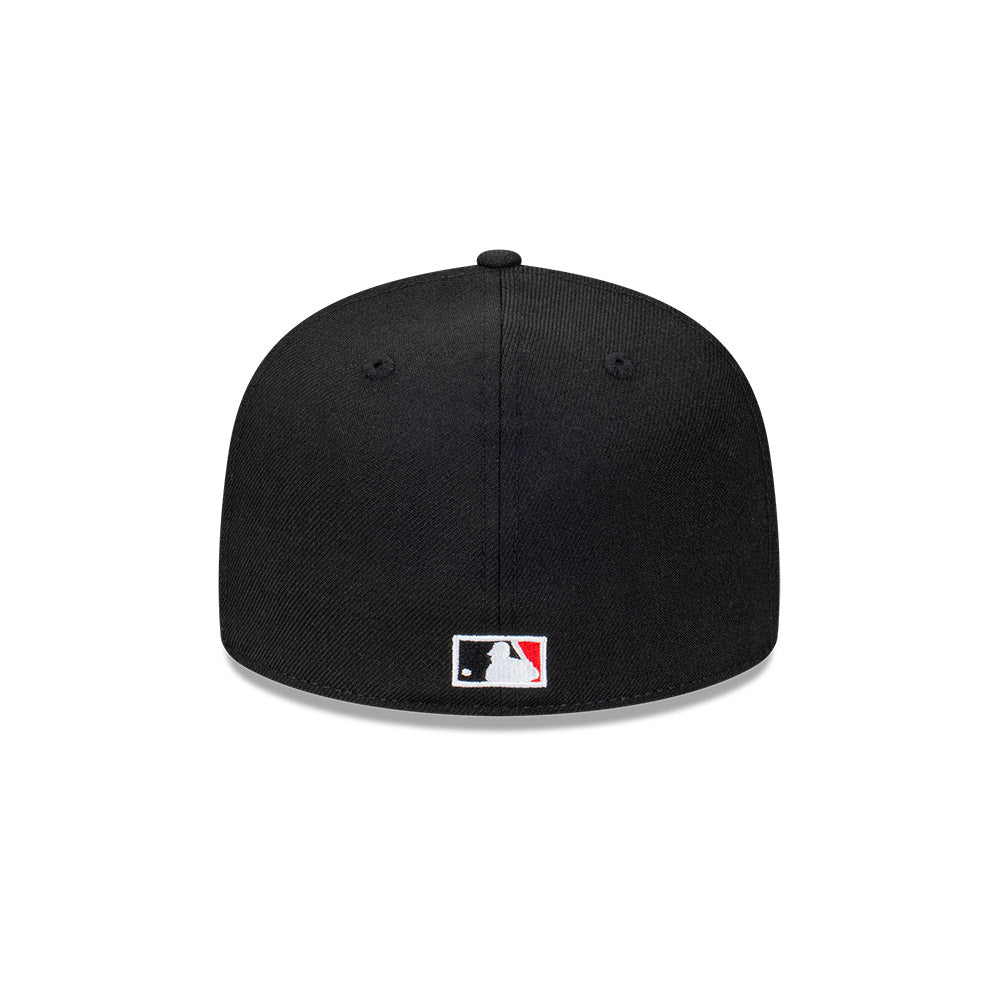 NEC-K56 (New era 5950 subway series new york yankees fitted cap black/chrome/white) 52494190