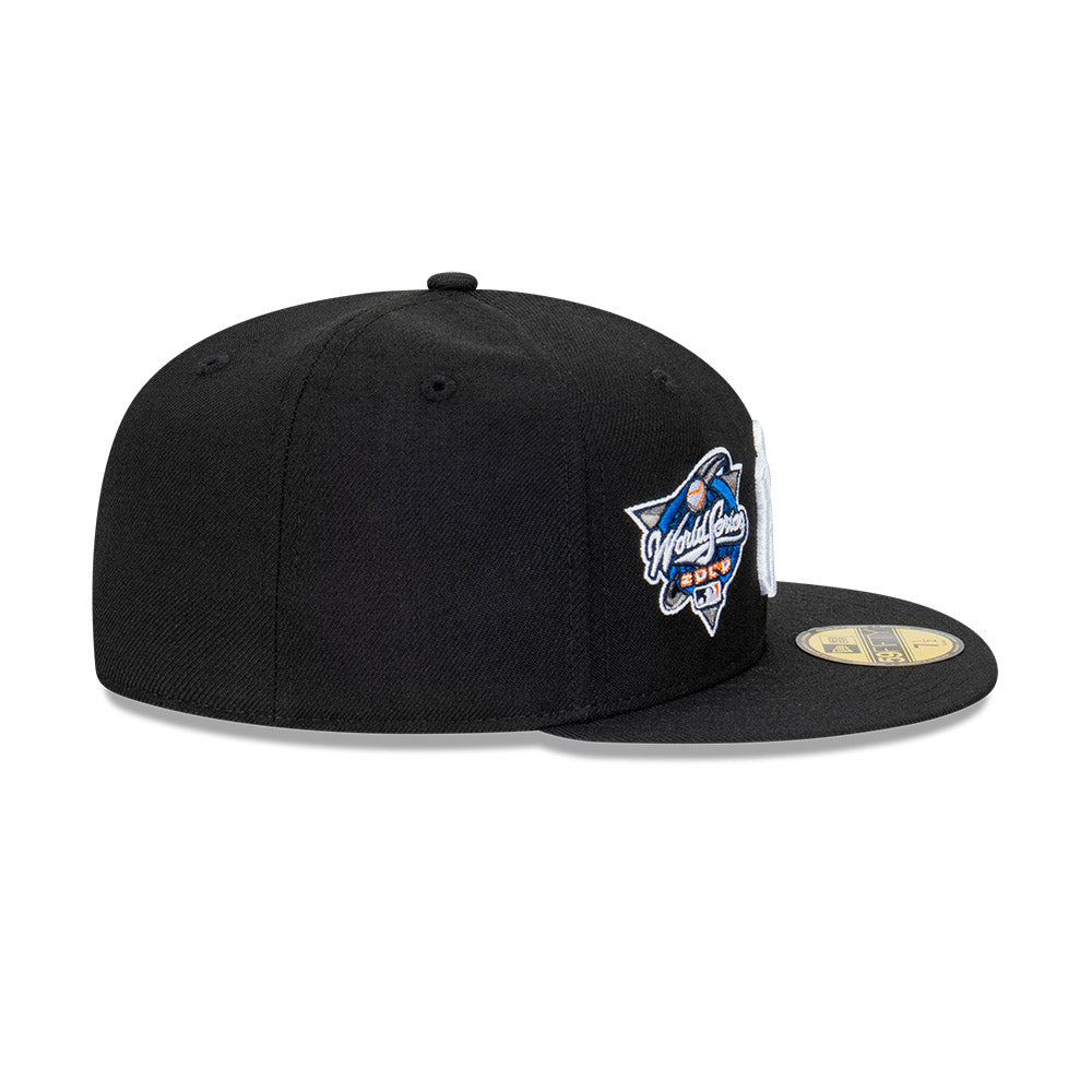 NEC-K56 (New era 5950 subway series new york yankees fitted cap black/chrome/white) 52494190