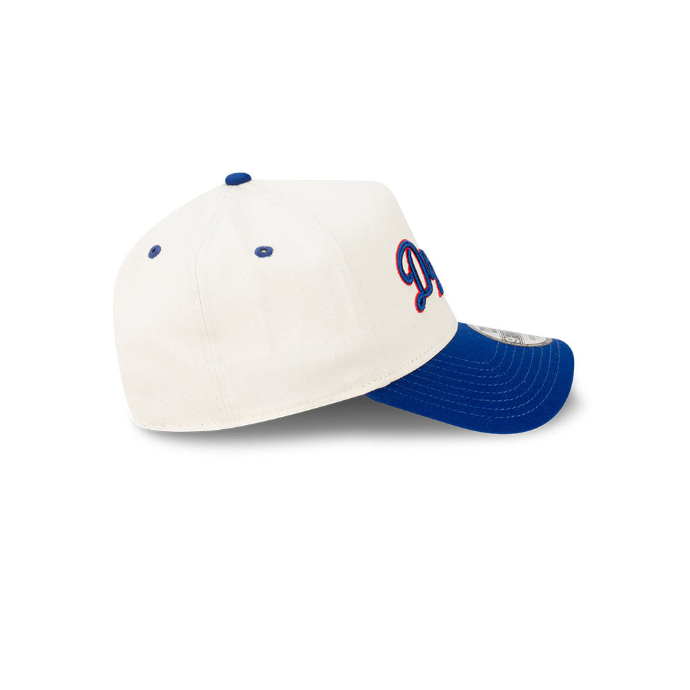 NEC-M56 (New era 940 A frame script los angeles dodgers snapback chrome/white/royal/red osfm) 52492670