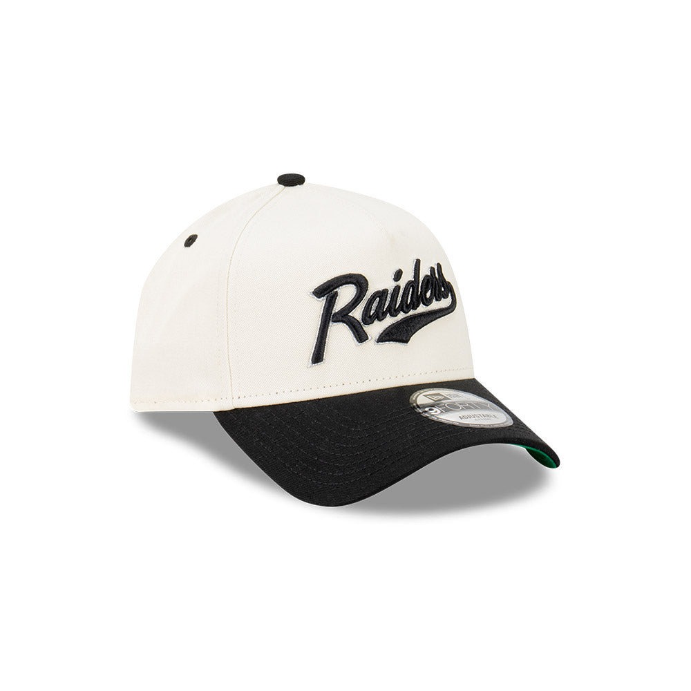 NEC-L56 (New era 940 A frame script las vegas raiders snapback chrome/white/black osfm) 52492670