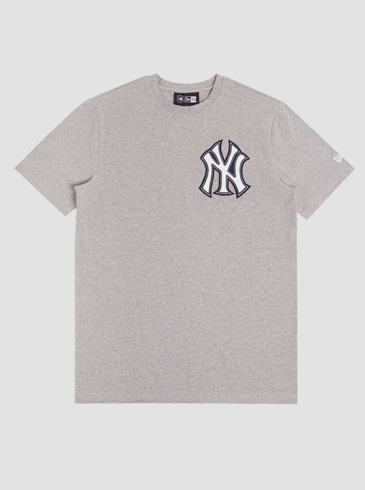 NEA-F12 (New era new york yankees league icons select short sleeve t-shirt heather grey) 102594250