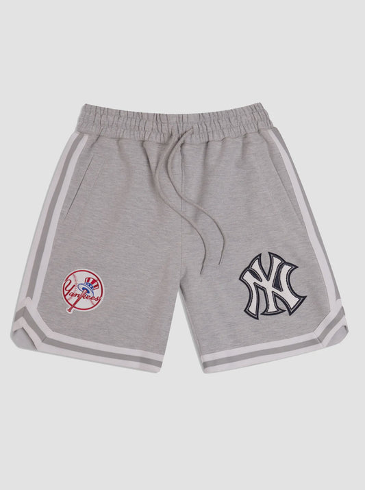 NEA-H12 (New era new york yankees league icons select shorts heather grey) 102595500