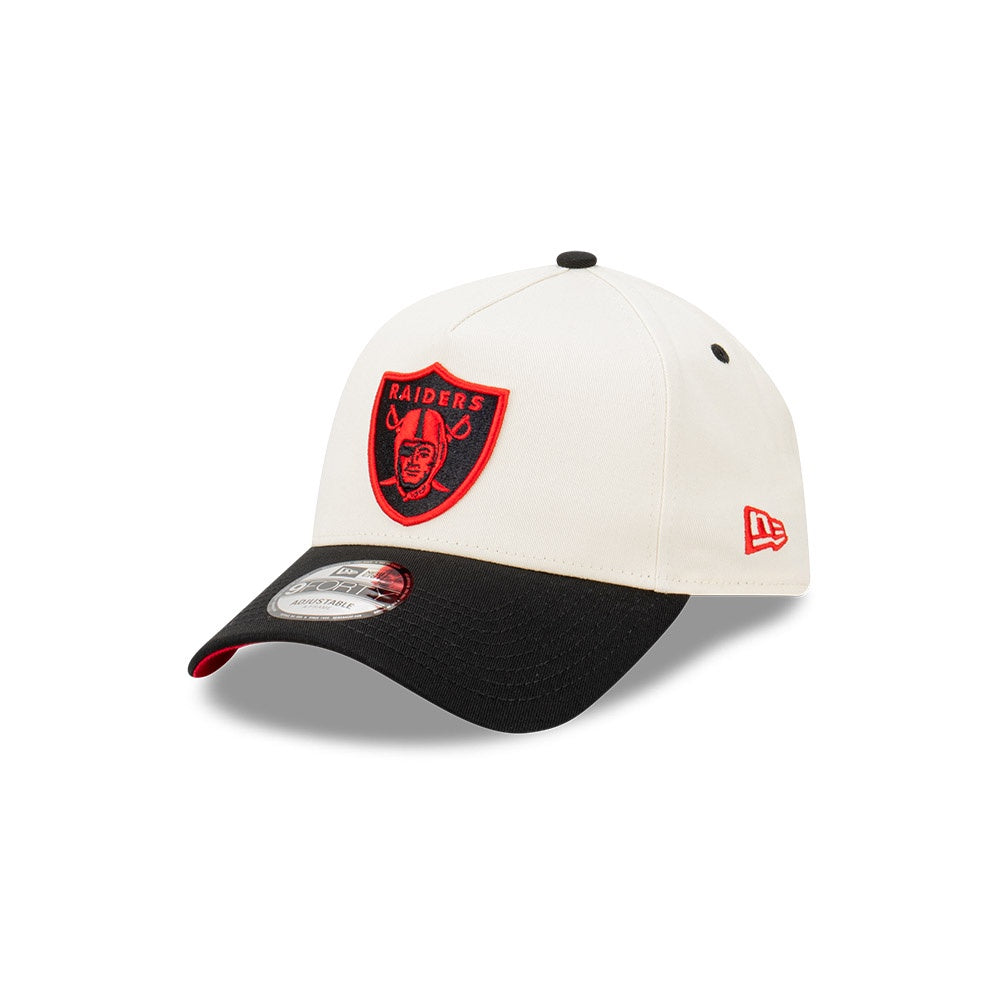 NEC-C57 (New era 940 A frame ivory blaze las vegas raiders snapback chrome white/scarlet red osfm) 52492450