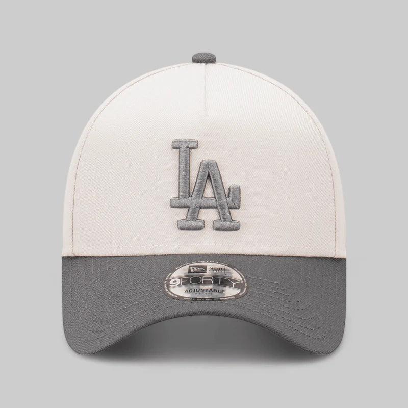 NEC-F58 (New era 940 A frame repreve 2 tone los angeles dodgers snapback stone/graphite osfm) 82492670