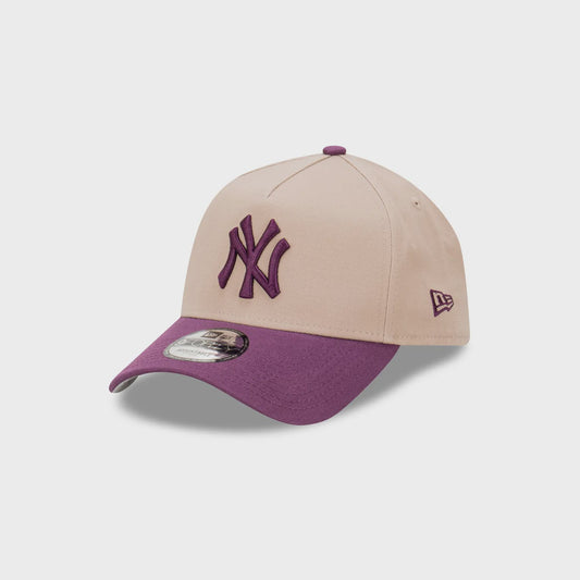 NEC-X57 (New era 940 A frame seasonal tonal new york yankees snapback ash brown/damson osfm) 82492450