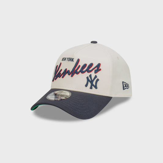 NEC-C60 (New era 940 A frame chrome script new york yankees official team colours/chrome white snapback osfm) 112492450