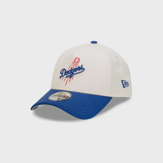 NEC-Z58 (New era 940 A frame wordmark baseball los angeles dodgers snapback in official team colours osfm) 102492450