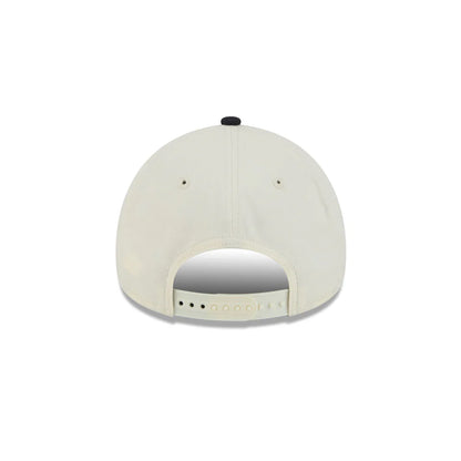 NEC-U63 (New era 940 A frame side script new york yankees chrome/white/navy snapback osfm)