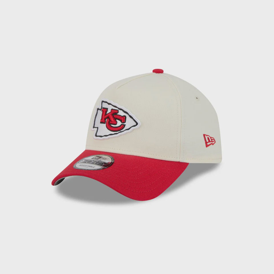 NEC-L64 (New era 940 A frame superbowl 2tone kansas city chiefs  snapback chrome white/official team colours/grey UV osfm) 52592670