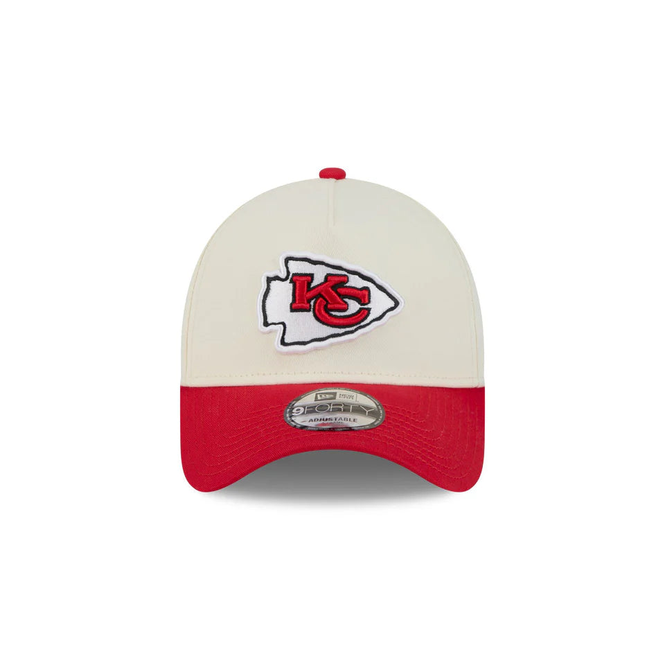 NEC-L64 (New era 940 A frame superbowl 2tone kansas city chiefs  snapback chrome white/official team colours/grey UV osfm) 52592670