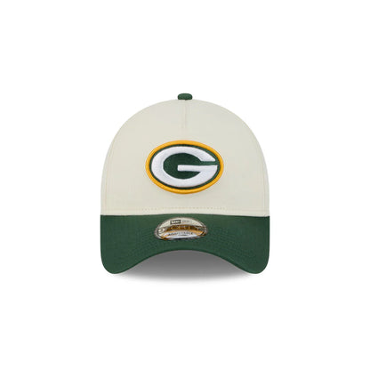 NEC-P64 (New era 940 A frame superbowl 2tone green bay packers snapback chrome white/official team colours/grey UV osfm) 52592670