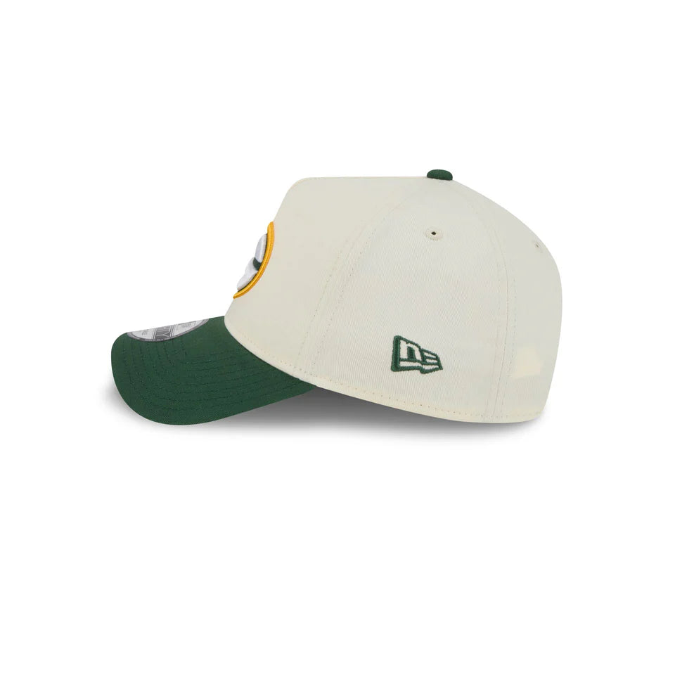 NEC-P64 (New era 940 A frame superbowl 2tone green bay packers snapback chrome white/official team colours/grey UV osfm) 52592670