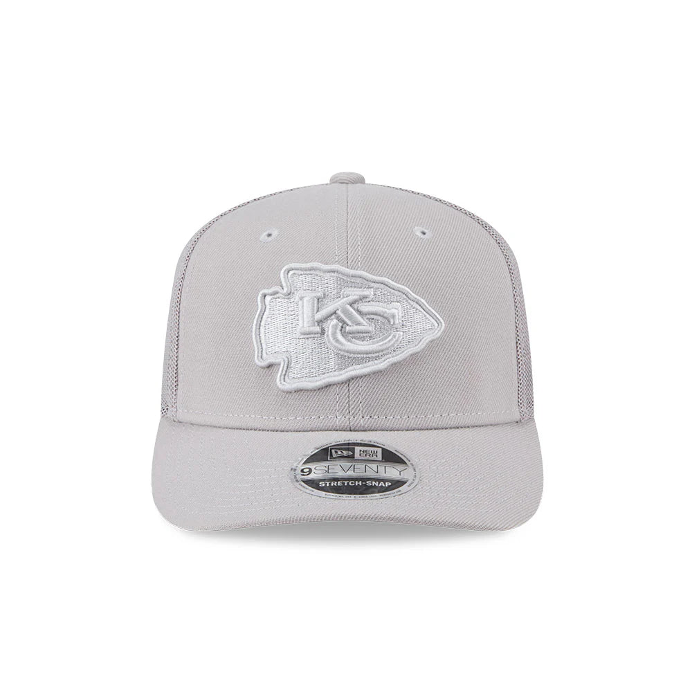 NEC-P63 (New era 970 neutrals kansas city chiefs stretch snap trucker snapback grey osfm) 52592830