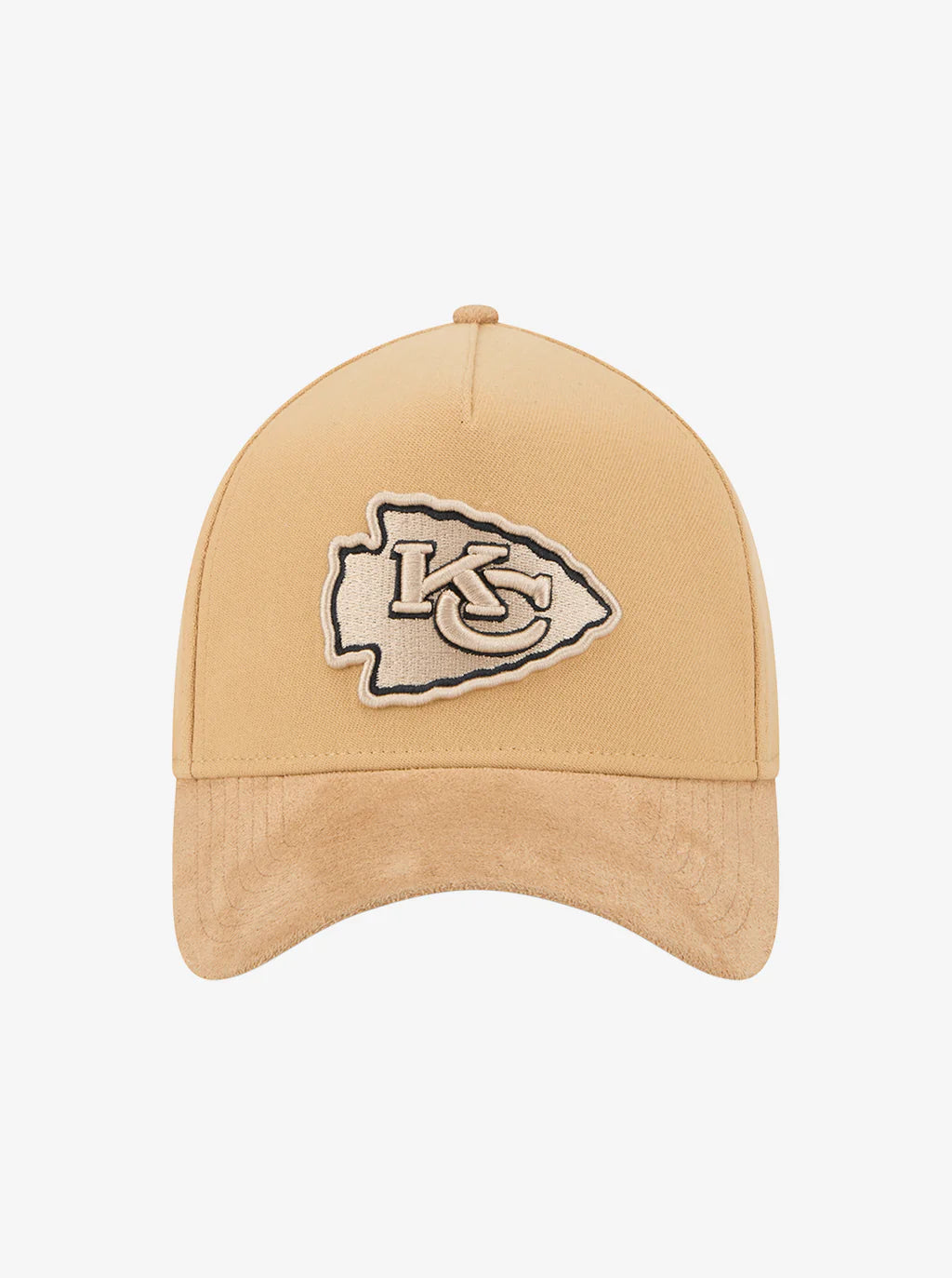 NEC-A67 (New era 3930 A frame nfl suede kansas city chiefs flexifit camel/grey UV) 92593290