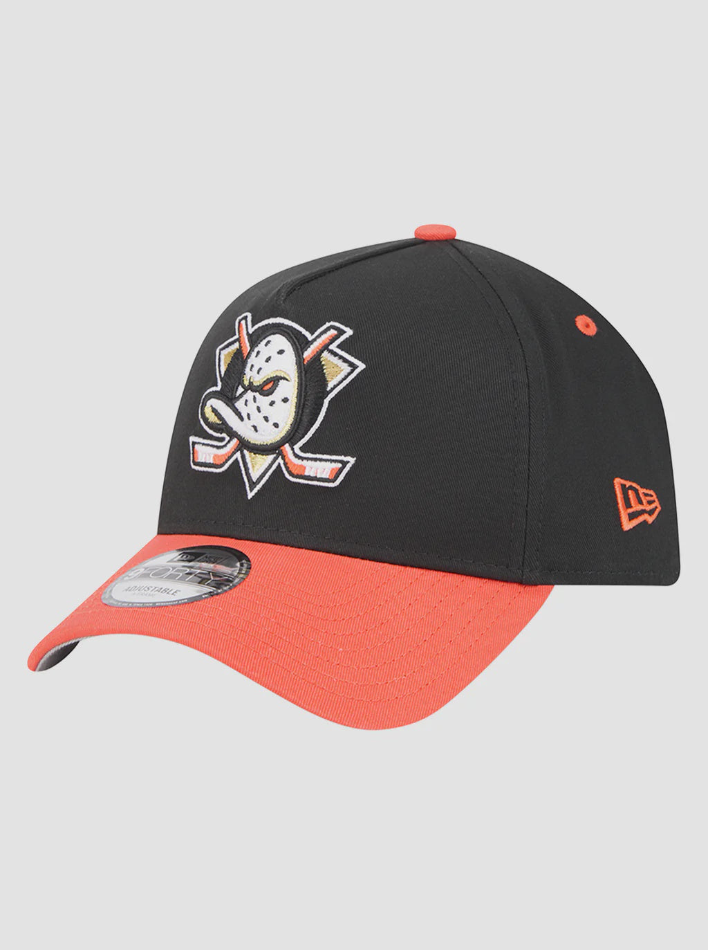 NEC-Y68 (New era 940A frame nhl 2 tone anaheim ducks snapback in official team colours osfm) 102591715