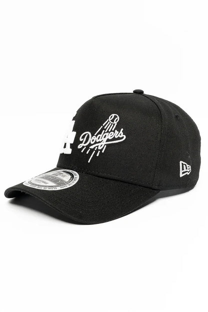 NEC-V68 (New era 940 A frame los angeles dodgers glow in the dark snapback black/black UV osfm) 102592890
