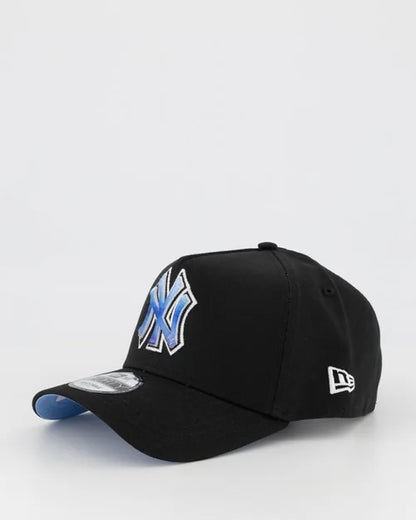 NEC-W70 (New era 940 A frame new york yankees deep sea blend snapback black/light blue UV osfm) 122592450