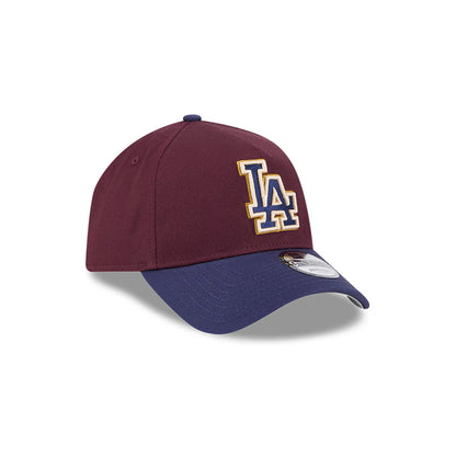NEC-H70 (New era 940 A frame festive 2tone los angeles dodgers snapback maroon/grey UV osfm) 112592450